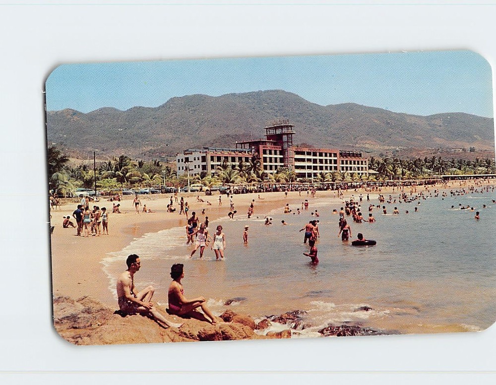 Postcard Playa De Hornos Acapulco Mexico