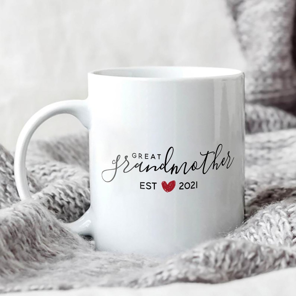 Great Grandmother Est Year Mug Personalized Grandma Mug Custom Nana Mug Mother's
