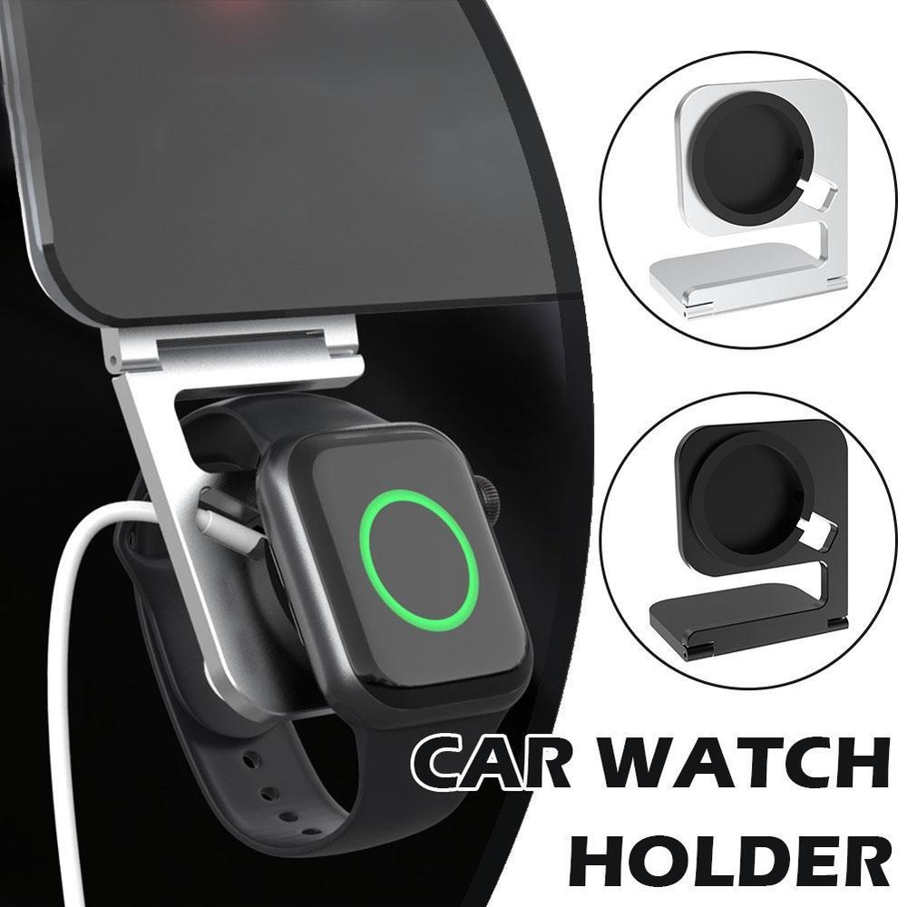 2 in 1 Wireless Car Charger For Apple Watch Holder B1X0 D6N5 D5K9
