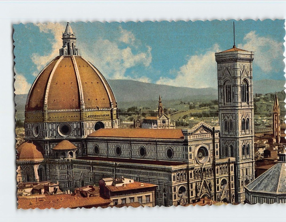 Postcard View of the City Florence Italy