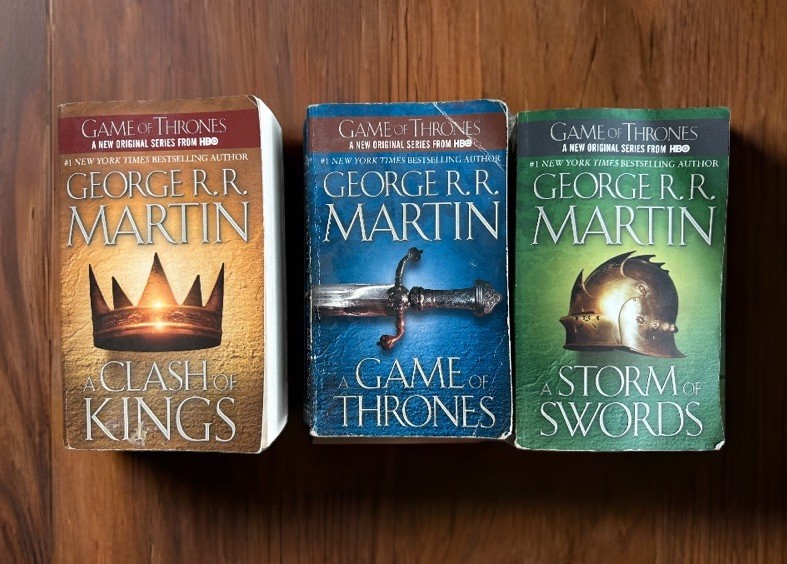 Lot Of 3 George R. R. Martin Books Game Of Thrones Series