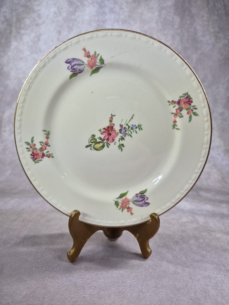 HOMER LAUGHLIN PRISCILLA Bread Butter Salad Plate Eggshell Georgian 6