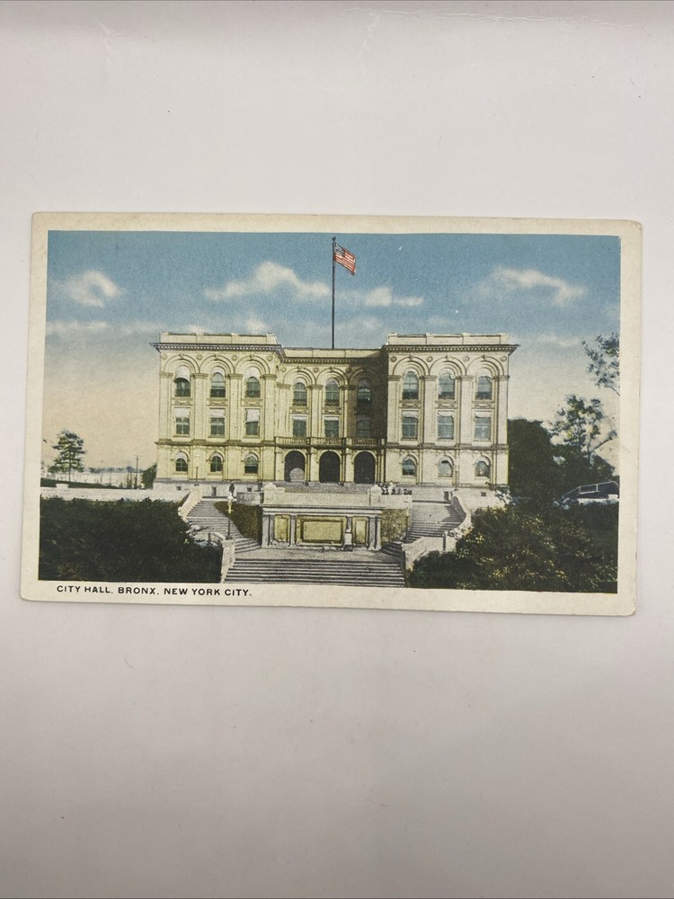 Post Card City Hall Bronx New York City New York Unposted