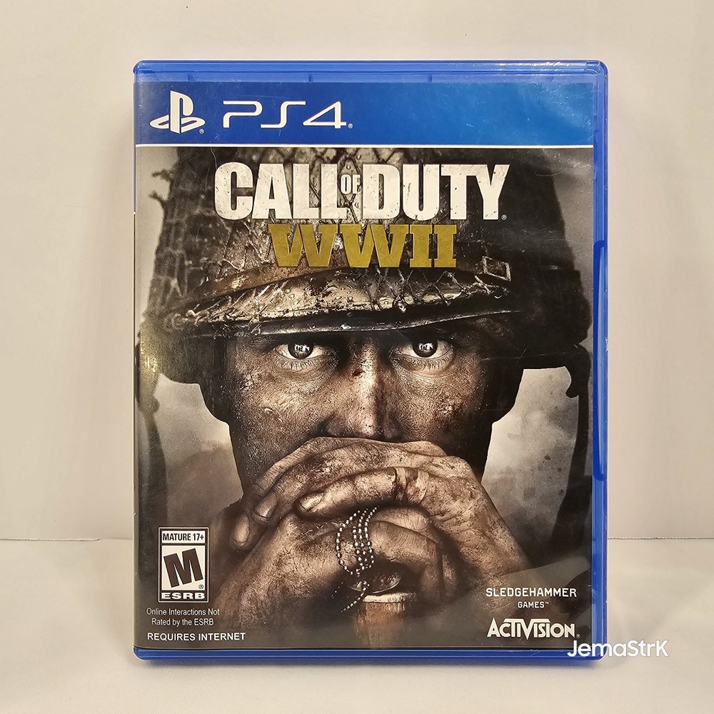Call Of Duty WWII Sony PlayStation 4 PS4 CIB CLEANED, TESTED/WORKING Rated M