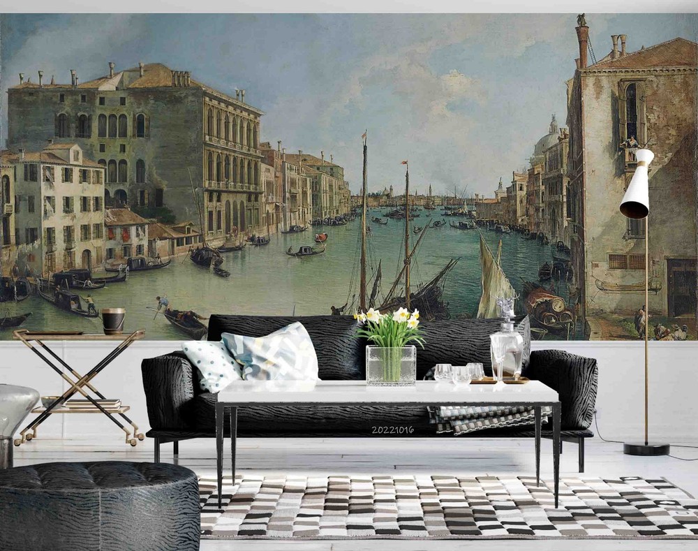 3D Venice City Scenery Oil Painting Wall Murals Wallpaper Murals Wall Sticker