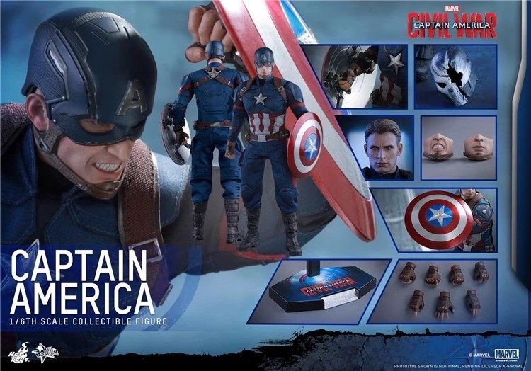 Ready！HotToys HT 1/6 MMS350 Captain America 5.0 Action Figure IN STOCK