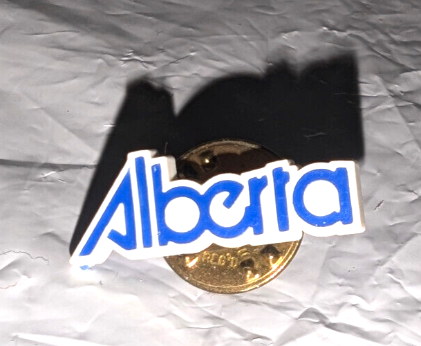 Vintge Alberta Province Western West Canada Official Logo Lapel Pin