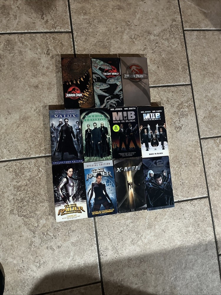 Action VHS LOT of  11 MOVIES