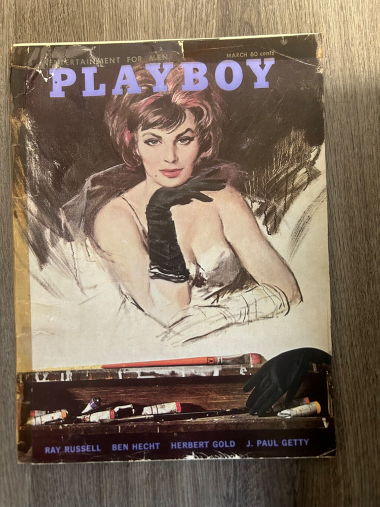 Playboy Magazine March 1962 J Paul Getty Very Good