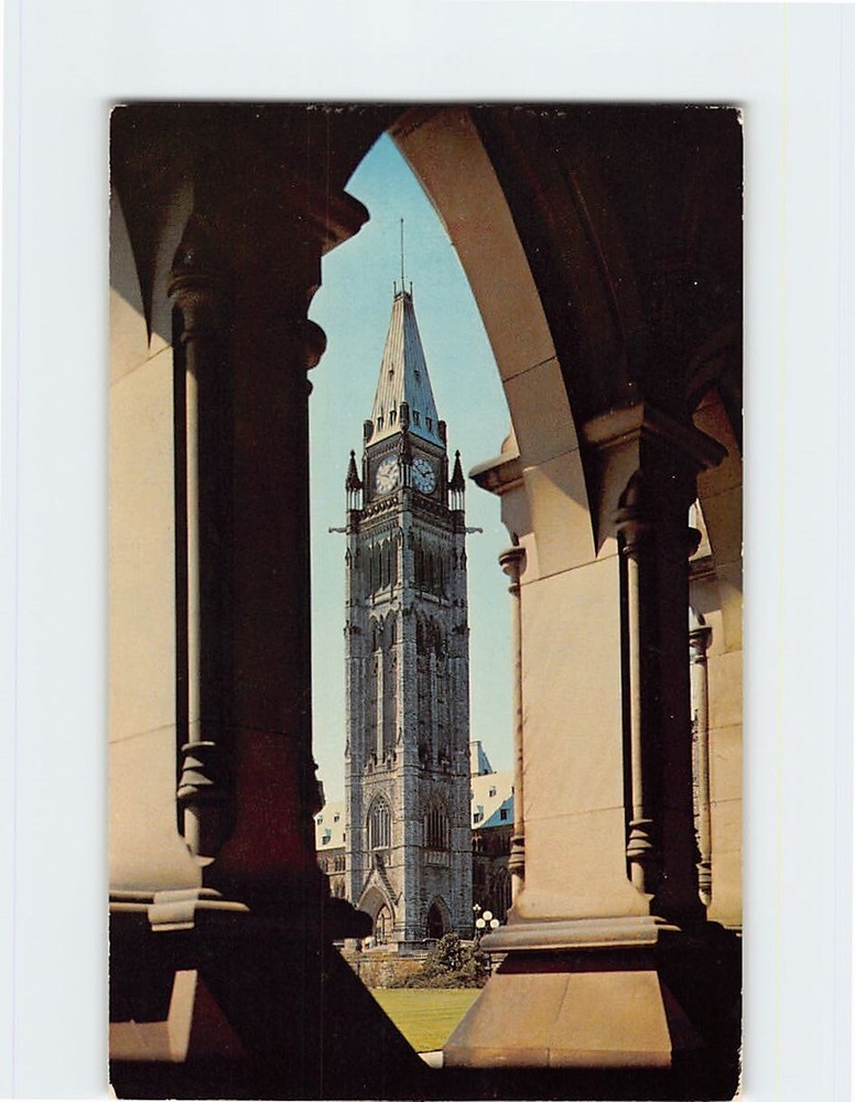 Postcard Parliament Buildings Ottawa Ontario Canada