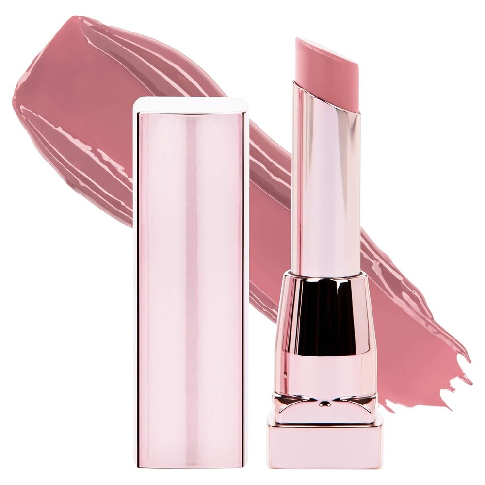Maybelline Color Sensational Shine Compulsion Lipstick in Undressed Pink 075 - Hydrating Shine Finish