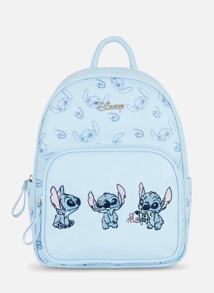 Primark X Disney Lilo & Stitch Faux Leather Mini Backpack NWT Blue