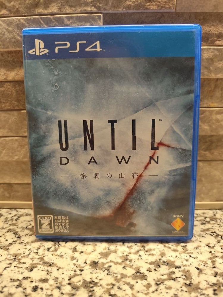 Until Dawn Adventure Used Tested Japanese ver with Case PlayStation4 SONY