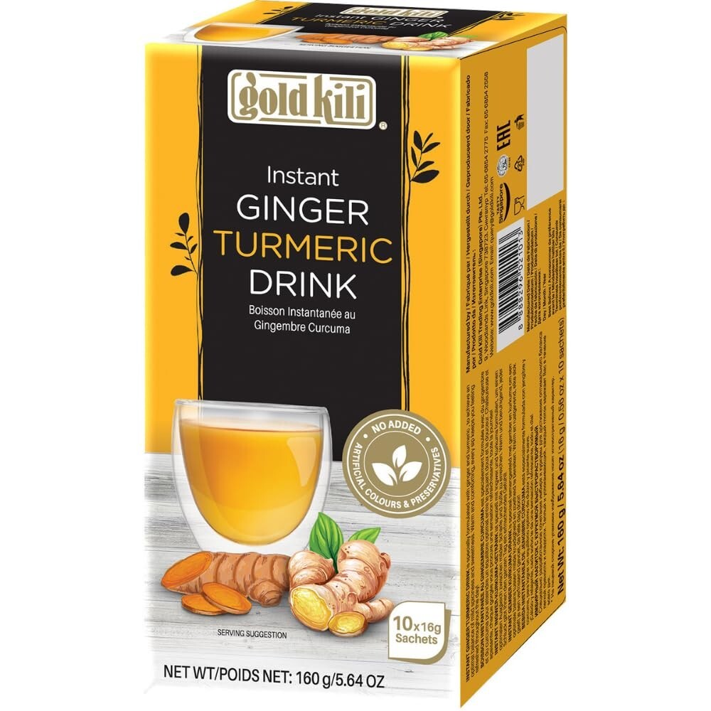 Instant Ginger Turmeric Drink with Honey / 10 sachets x 16 g