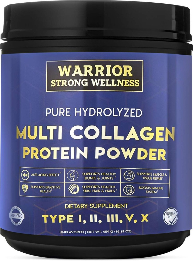 Pure Hydrolyzed Multi Collagen Protein Powder, Collagen Powder, Boost Energy,...