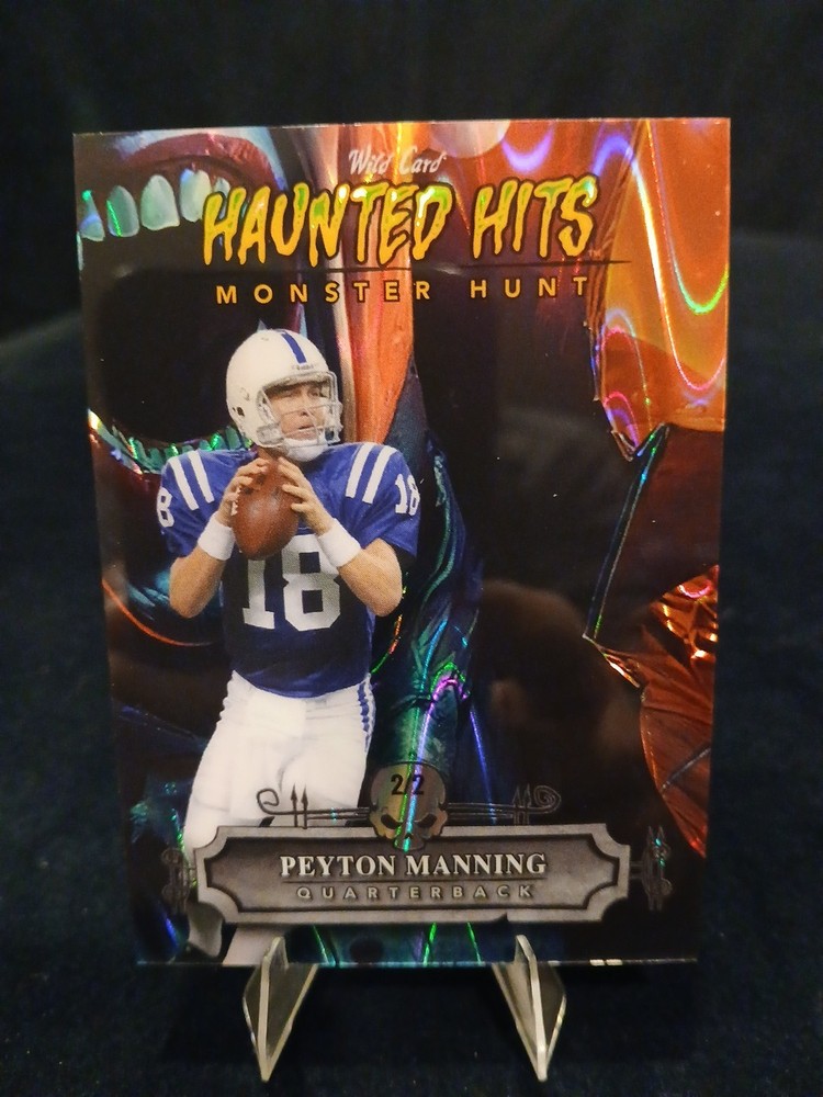 Wild Card Haunted Hits Monster Hunt Peyton Manning #HHS-PM Serial 2/2