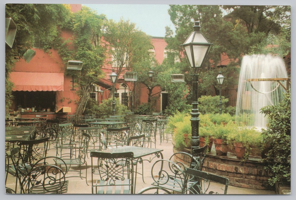 New Orleans LA~Pat O'Briens Courtyard~In The Vieux Carre~Fountain~Continental PC