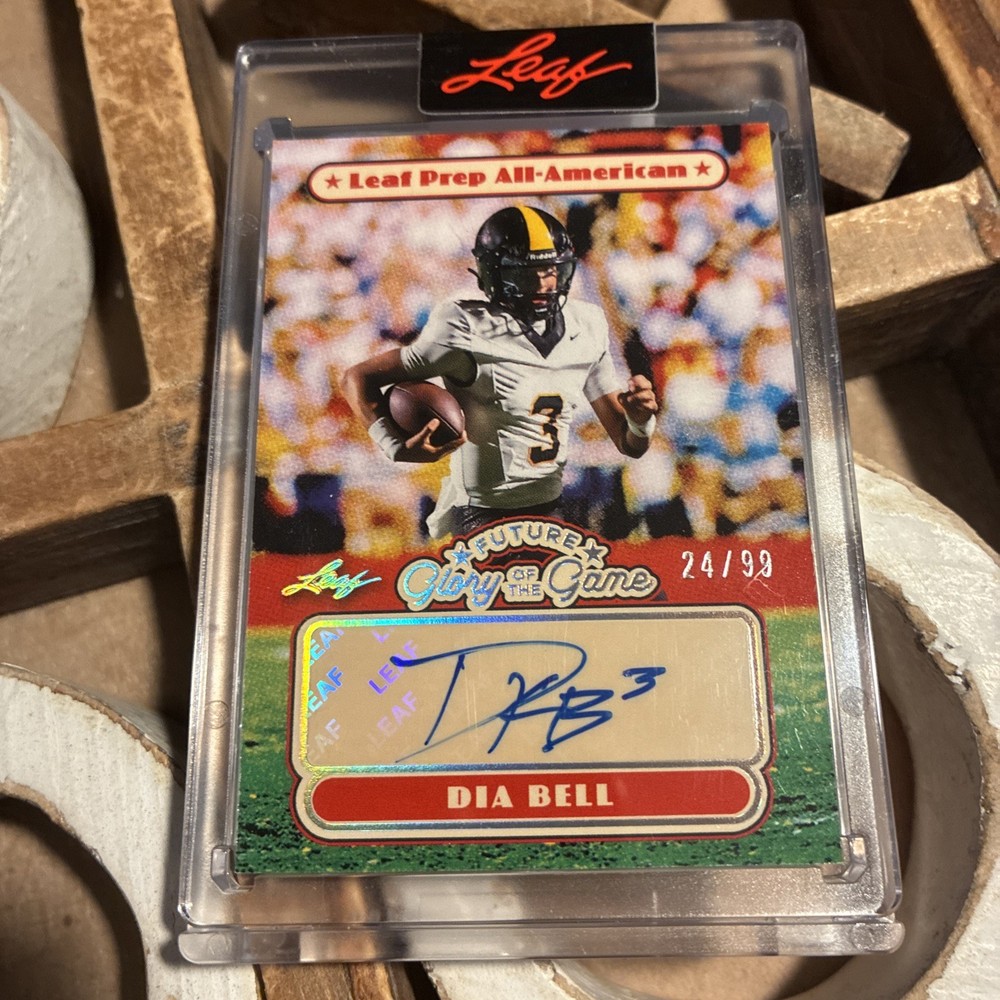 2025 Leaf Glory of the Game Dia Bell Future Holo Silver Auto #89/99