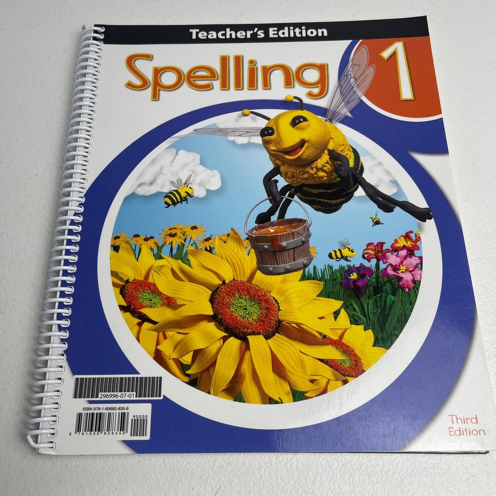 Spelling 1 Third Edition - Teacher's Edition - BJU Press