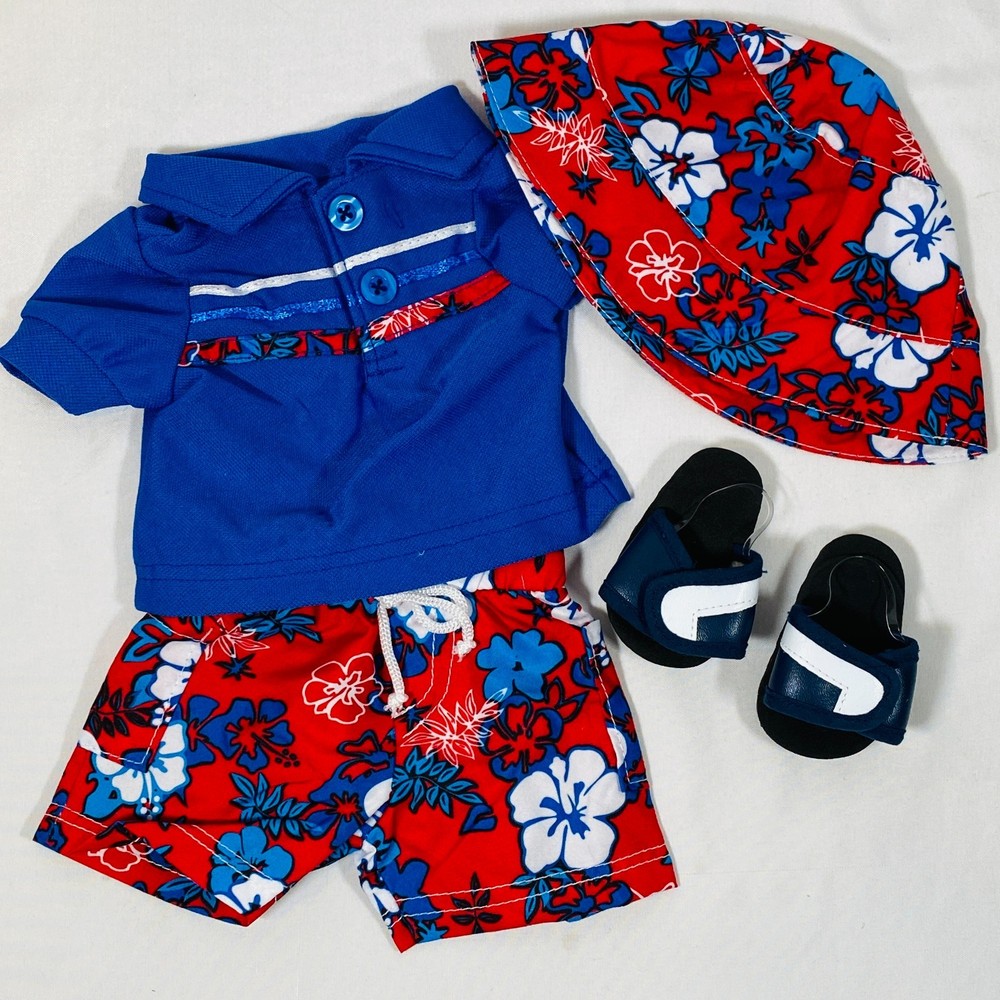 Hawaiian Beach Boy Outfit for 18
