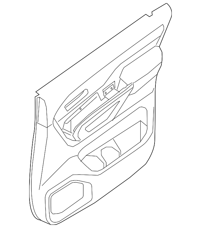 Genuine Nissan Door Interior Trim Panel 82901-9FT4B