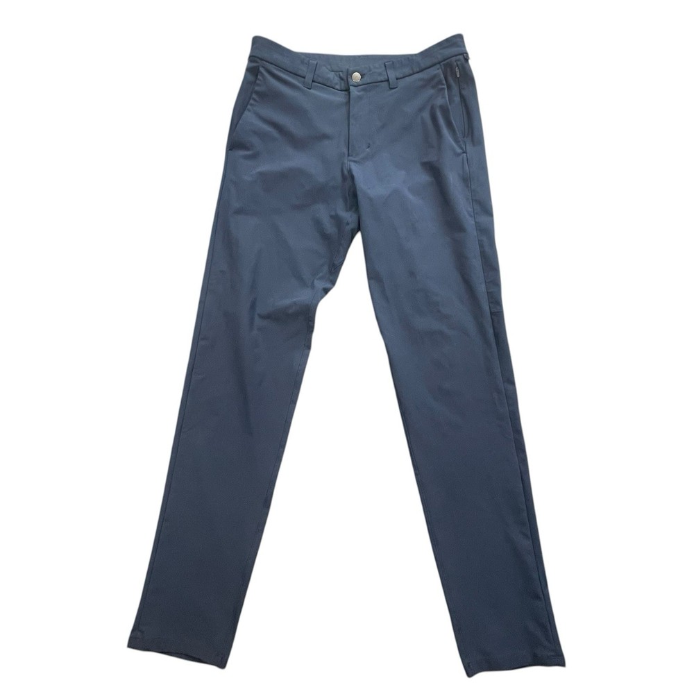 Lululemon Mens 34 Commission Warpstreme Slim Fit 5-Pocket Pant True Navy 34x33