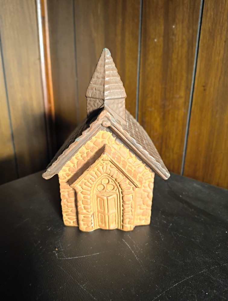 Vintage Ceramic Church Bank Made By Albert