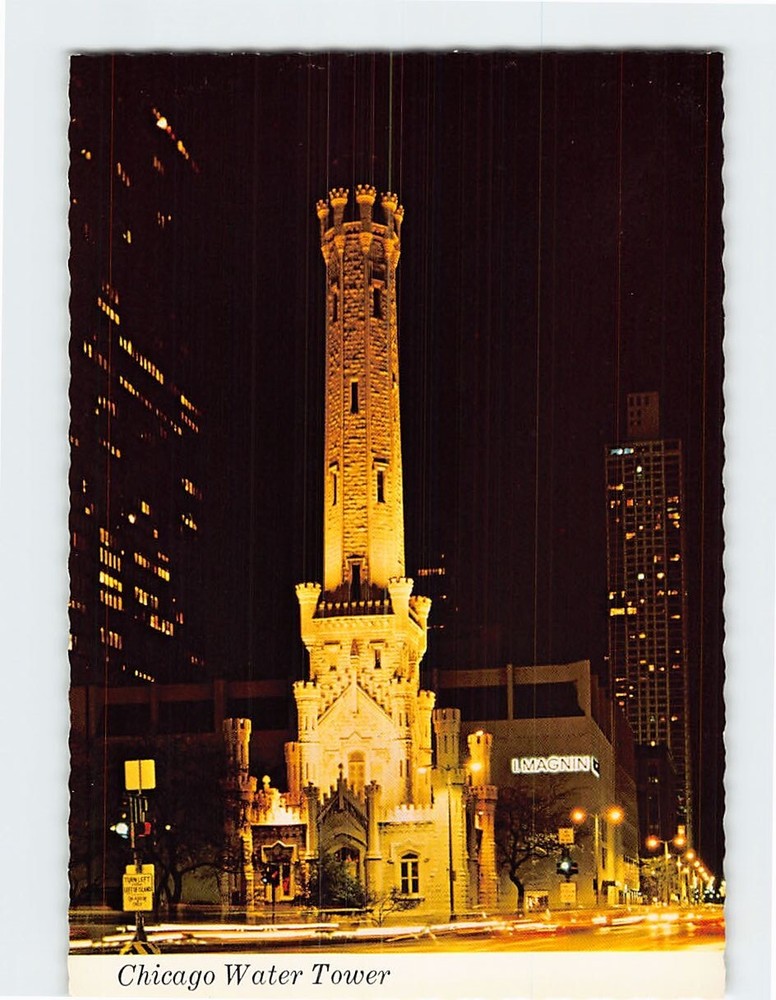 Postcard Chicago Water Tower Chicago Illinois USA