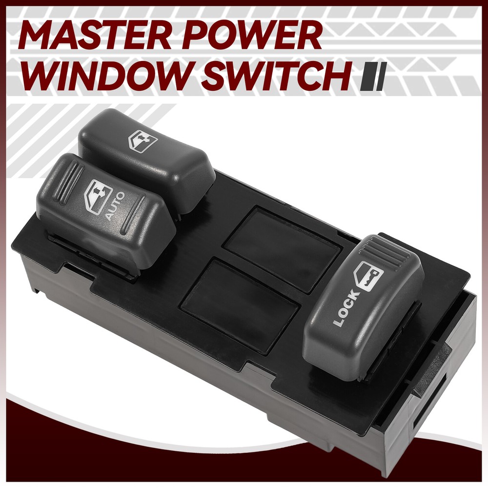 Chevy Tahoe S10 GMC C1500 Driver Side Door Lock & Power Window Switch  