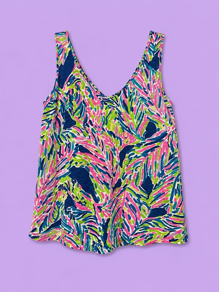 Lilly Pulitzer Women's Size S Sleeveless V-Neck Tank Top