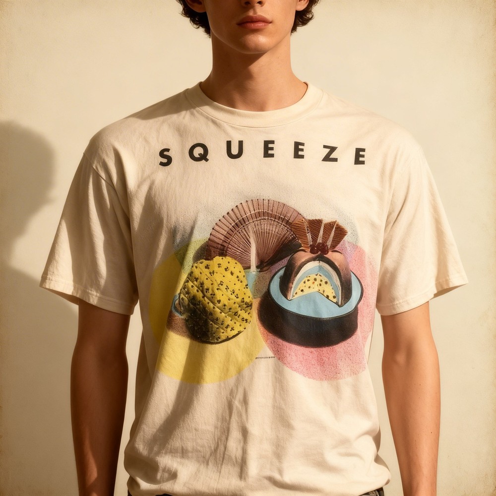 Vintage Squeeze Cosi Fan Tutti Frutti Tour 1985 Concert T-shirt