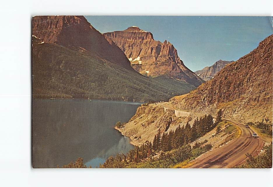 Postcard Little Chief Mountain Glacier National Park Montana USA