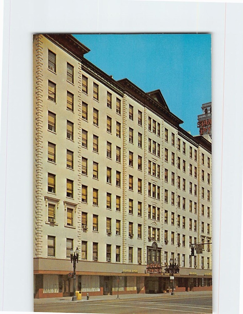 Postcard Hotel Powers  West Main And Fitzhugh Streets Rochester NY USA