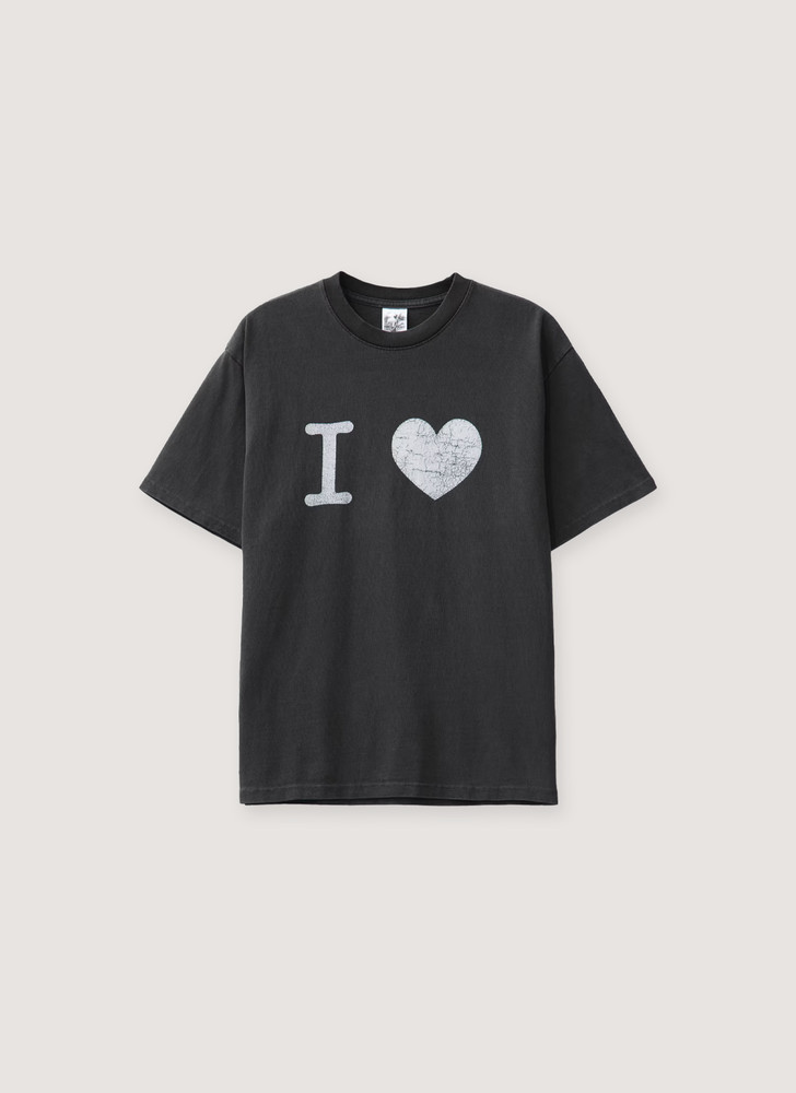 Basketcase Gallery I Heart Tee Vintage Black