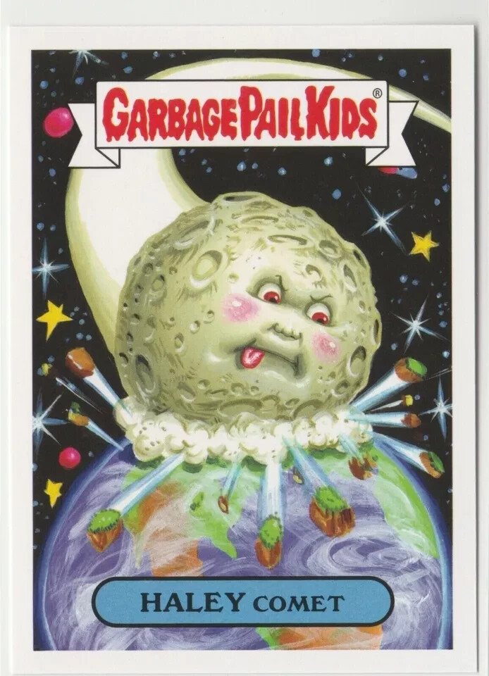 Haley Comet #17a Garbage Pail Kids GPK 2017 Adam-geddon Trading Card  