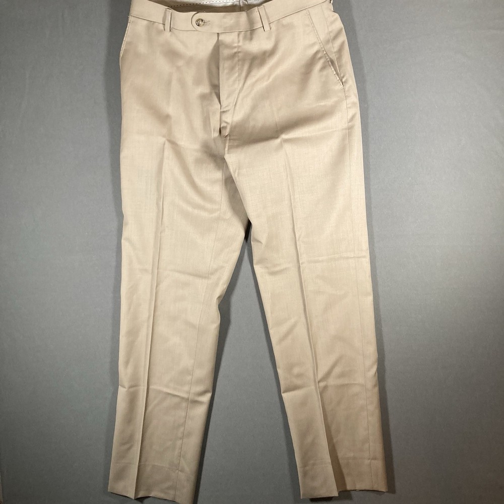 Joseph Aboud 90s VTG Wool Dress Pants Size 32 Plated Beige