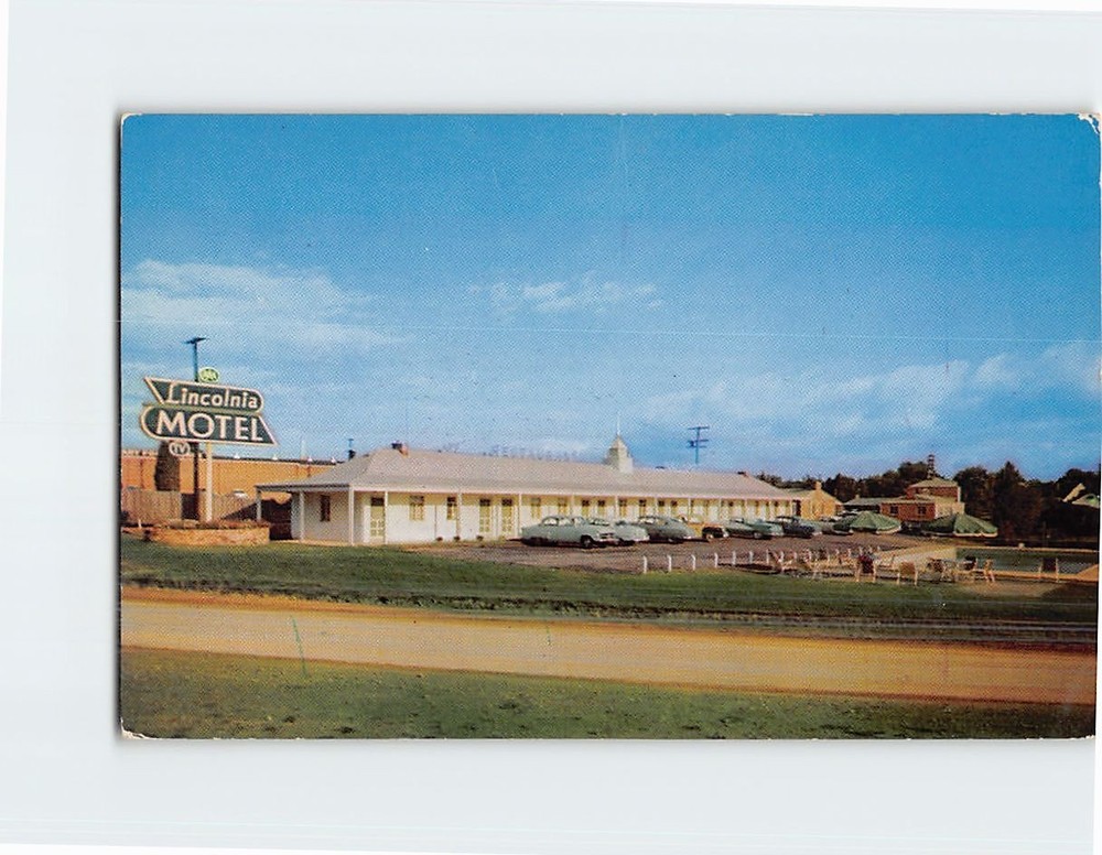 Postcard Lincolnia Motel and Restaurant Alexandria Virginia USA