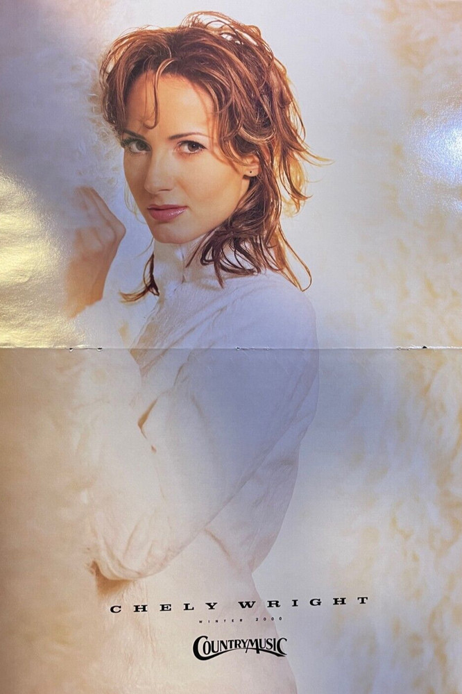 2000 Vintage Magazine Poster Country Singer Chely Wright