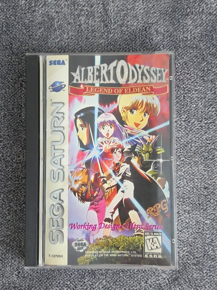 Albert Odyssey: Legend of Eldean (Sega Saturn, 1997), Complete in Case