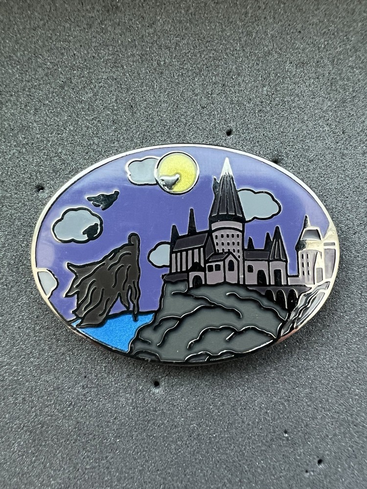 Harry Potter FANTASY Pin - Hogwarts Castle Night Dementors By Sunset Road Co