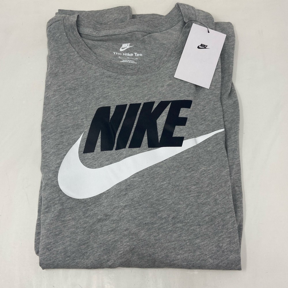 Nike Sportswear Icon Futura Tee DK Grey Heather/Black/White XL