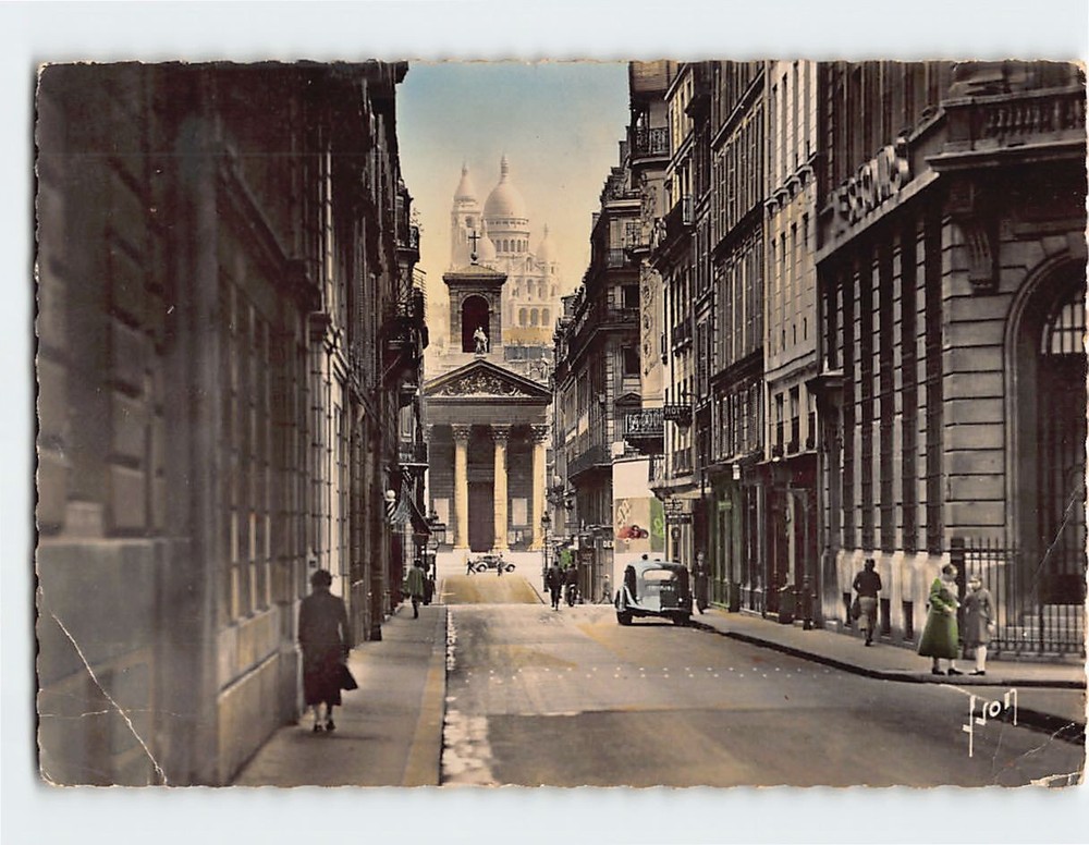 Postcard Rue Laffitte Paris France