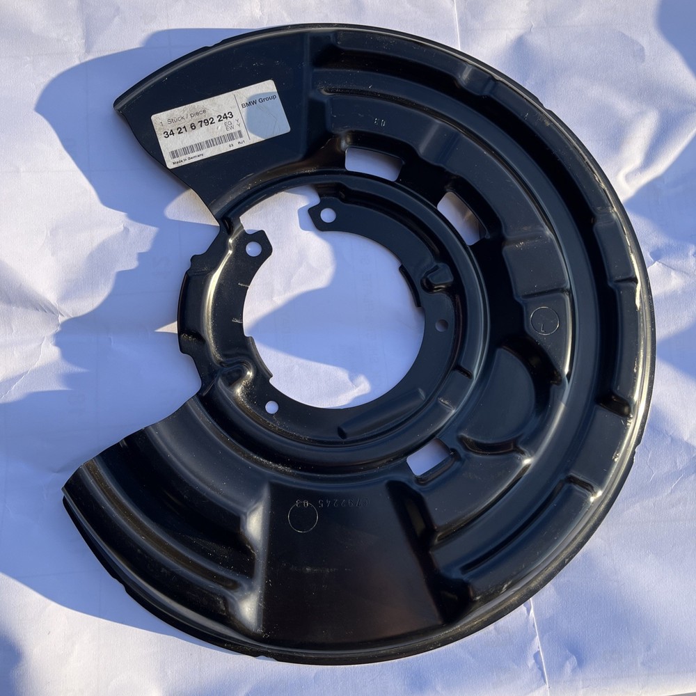 BMW Rear Left Brake Dust Shield Cover Used Oem 2008-2013 34 216 792 243
