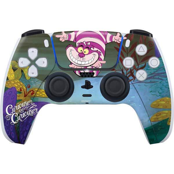 Alice in Wonderland PS5 Controller Skin - Cheshire Cat Curiouser