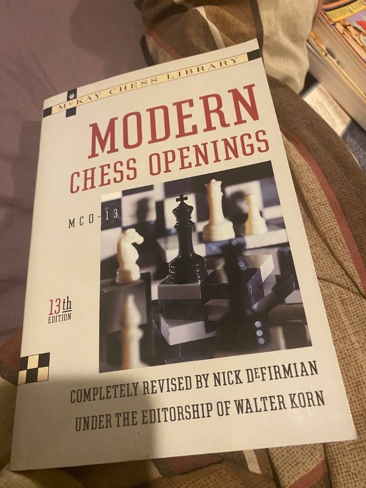 Modern Chess Openings Paperback Nick, Korn, Walter Defirmian