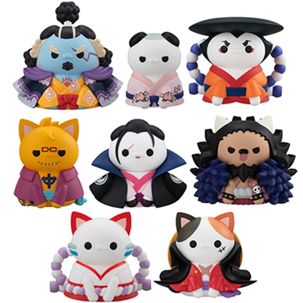 MMegahouse Mega Cat Project One Piece Nyan Piece Wano Kuni Cat - (Opened)
