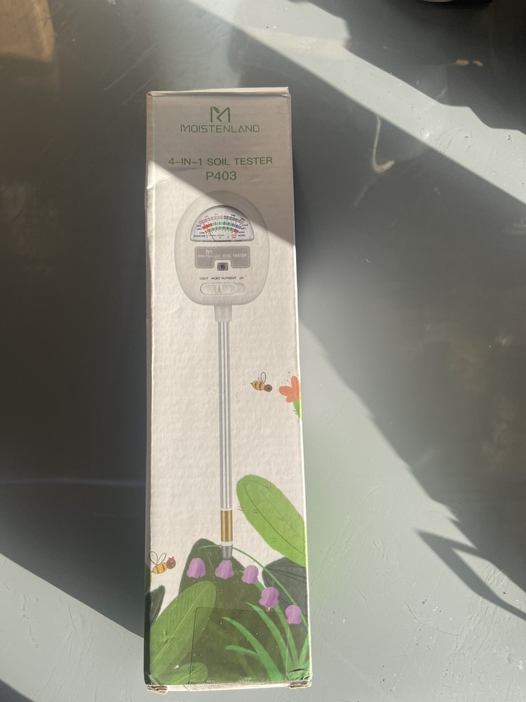 Soil Moisture Digital Meter 4 in1 PH Light Temperature Sunlight Fertility Tester