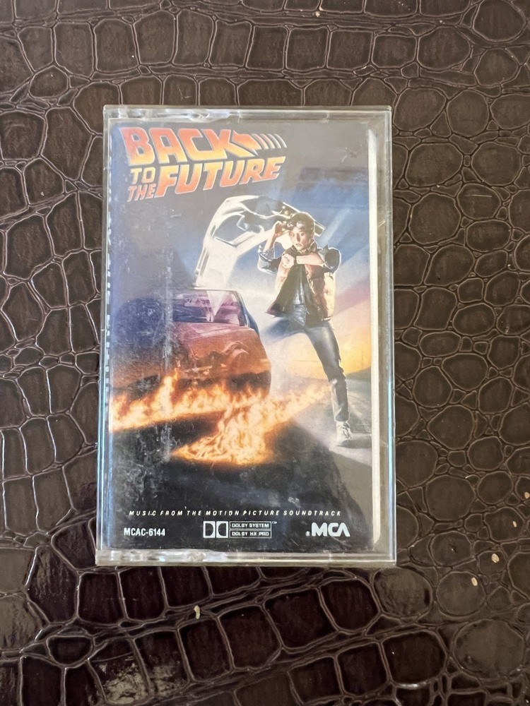 BACK TO THE FUTURE Motion Picture Soundtrack Cassette Tape 1985 MCA Tested