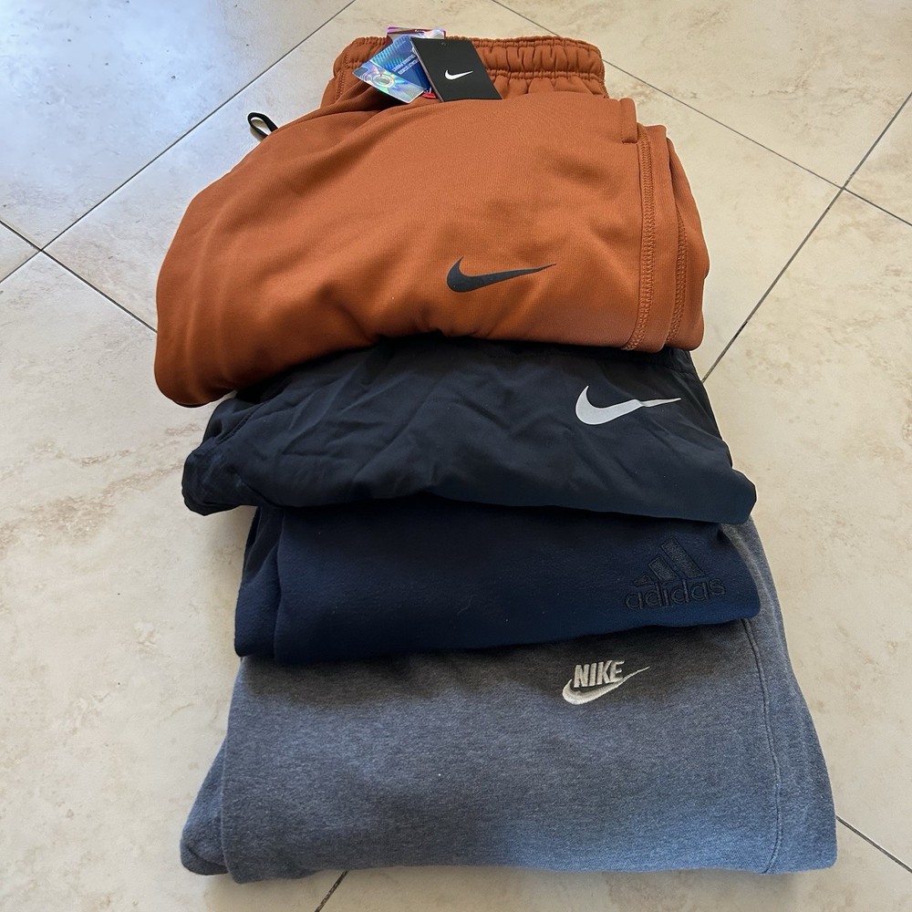 Nike Longhorns Lot Of 4 Track Pants Mens Size XL Sweatpants Joggers