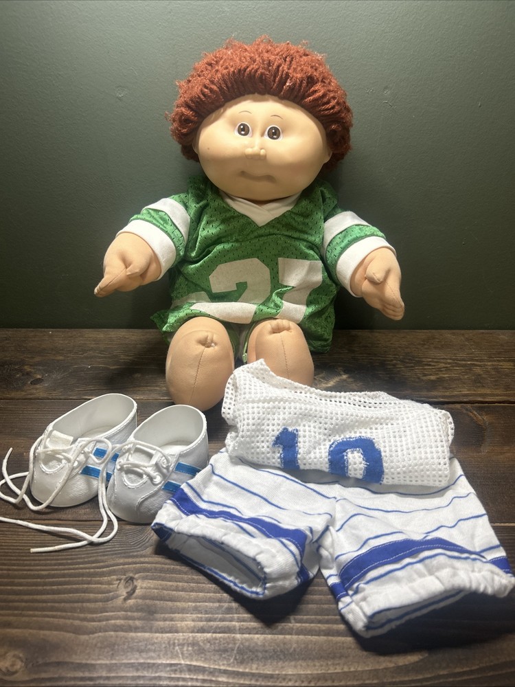 Cabbage Patch Kids Boy with Auburn Loop Hair and Brown Eyes HM2 OK Factory